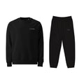 Cloud Set in Black: crewneck en joggers