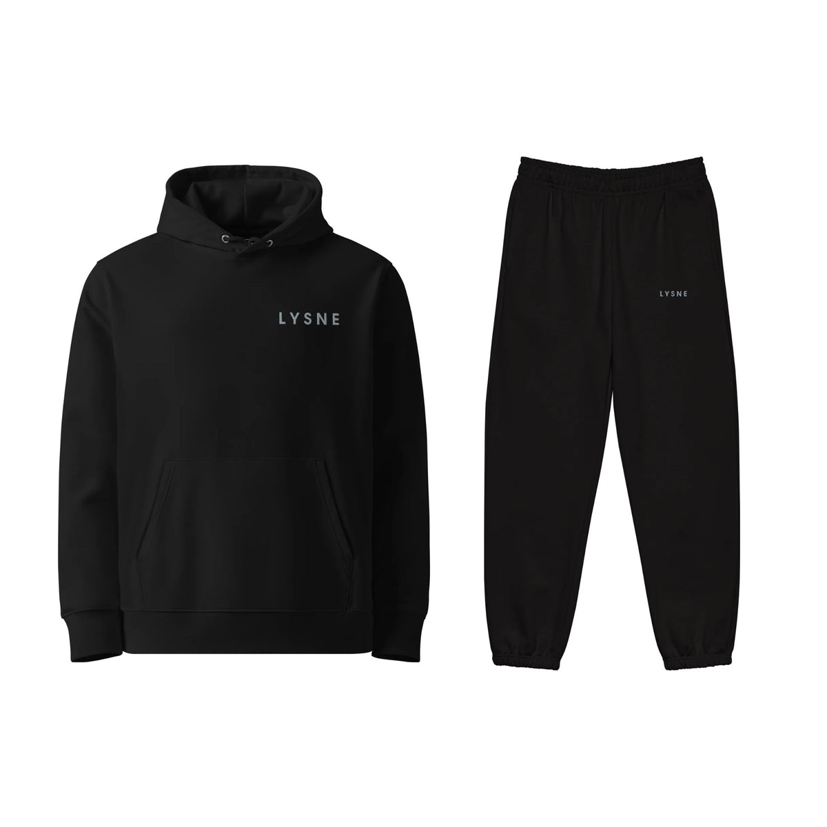 Essential Set in Black: hoodie en joggers